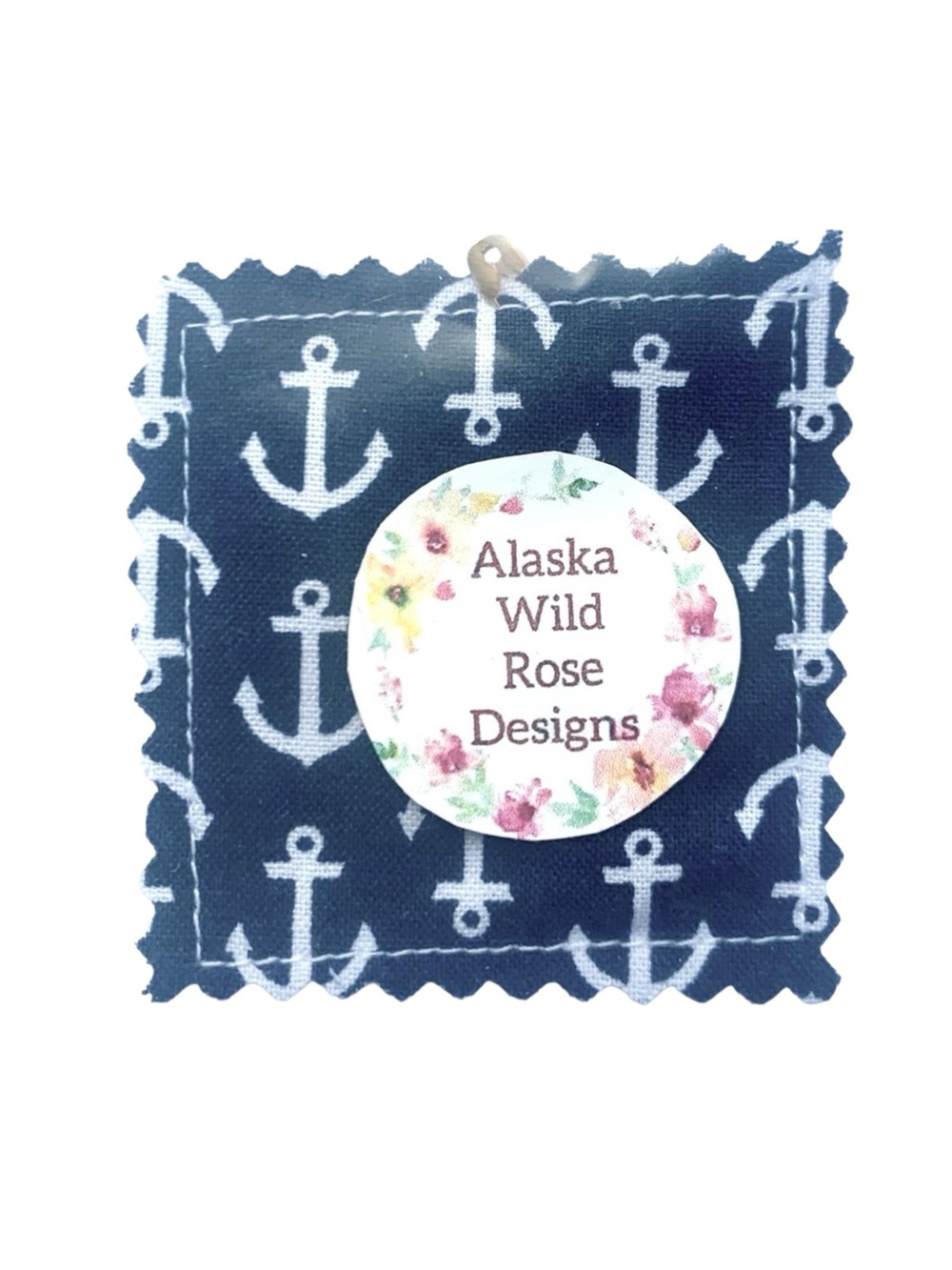 Pocket Prayer Quilt Christian Cross sewn inside. This pattern has anchors